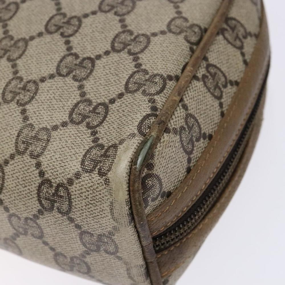 GUCCI GG Supreme Clutch Bag PVC Beige Auth ep10390 - Picture 15 of 16